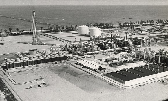 Malaysia National Oil Plant in the early days.